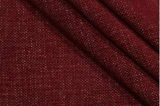 Mill Creek Barstow Woven Chenille Upholstery Fabric in Crimson