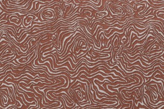 Phifer Geobella Squiggle Woven Olefin Outdoor Fabric in Suntan