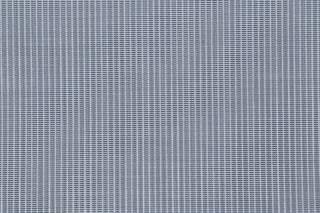 Phifertex Stripe Woven Vinyl Mesh Sling Chair Outdoor Fabric in Slate Blue