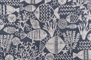 Covington Aquarium Woven Outdoor Fabric in 598-Nautical