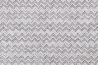 PK Lifestyles Tuban Printed Cotton Drapery Fabric in Sterling