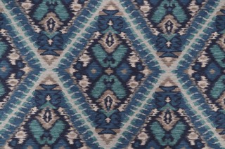 P Kaufmann Sparta Printed Cotton Drapery Fabric in Peacock