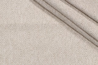 Harass Woven Upholstery Fabric in Cream
