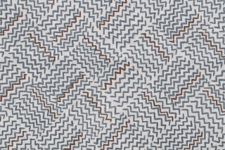 Bernard Thorp Plaze Hand-Printed Linen Drapery Fabric in Blue for Scalamandre