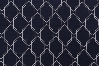 Hilary Farr Wireframe Woven Upholstery Fabric in 593-Indigo for Covington