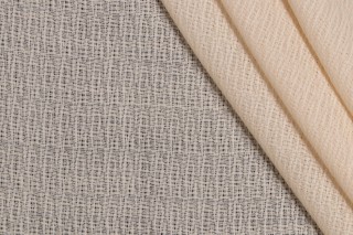 Fonthill Gossamer Sheer Drapery Fabric in Ivory for Scalamandre