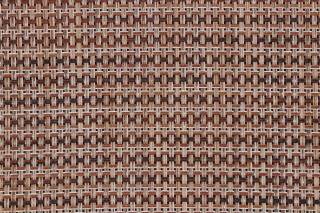 Phifertex Wicker Weave Woven Vinyl Mesh Sling Chair Outdoor Fabric in Sienna