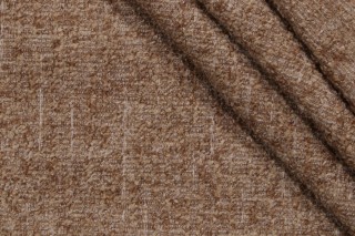 Keaton Woven Upholstery Fabric in Cashew