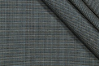 Grey Watkins Saturnia Plaid Woven Decorator Fabric in Blue for Scalamandre