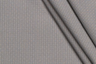 Scalamandre Glasgow Woven Upholstery Fabric in Teal Grey