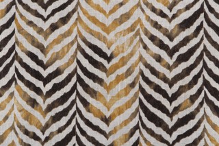 Covington Tanzania Printed Linen Blend Drapery Fabric in 960-Pyrite 