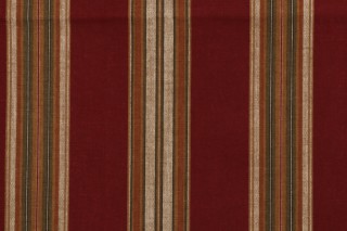 Robert Allen Perrins Printed Cotton Drapery Fabric in Lacquer