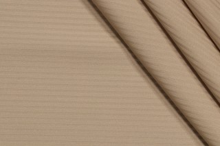 Robert Allen 1/8 Stripe Woven Decorator Fabric in Linen