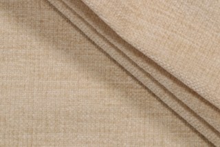 Scalamandre Chet Woven Chenille Upholstery Fabric in Cream