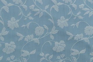 Grey Watkins Damasco Amboise Decorator Fabric in Celeste for Scalamandre