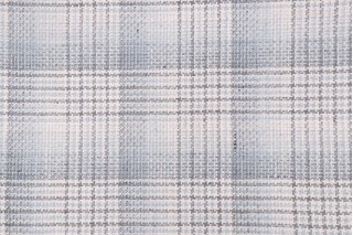 Kaufmann Checked Out Woven Upholstery Fabric in Blue Smoke