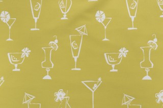 Covington Five O'Clock Somewhere Woven Polypropylene Outdoor Fabric in 244-Acid Green