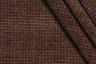 Scalamandre Woven Chenille Upholstery Fabric in Chocolate