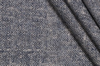 Thibaut Zara Texture W80005 Woven Solution Dyed Acrylic Outdoor Fabric in Indigo 