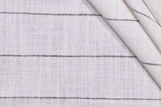 PK Lifestyles Huntington Stripe Performance Plus Woven Upholstery Fabric in Domino