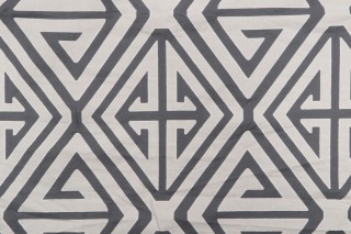 1 Yard Thibaut Demetrius Applique W724303 Embroidered Drapery Fabric in Grey