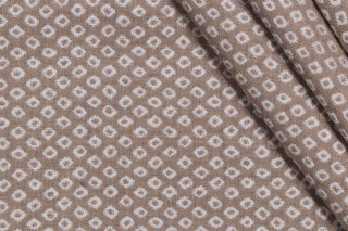 1 Yard Thibaut Shibori Dot W80031 Woven Solution Dyed Acrylic Outdoor Fabric in Linen