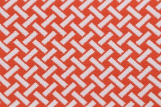 Anna French Portico W80041 Woven Solution Dyed Acrylic Outdoor Fabric in Coral for Thibaut