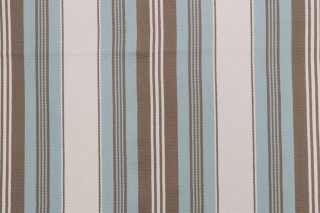 Thibaut Sheridan Stripe W80073 Woven Upholstery Fabric in Aqua