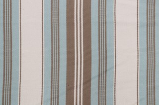 Thibaut Sheridan Stripe W80073 Woven Upholstery Fabric in Aqua