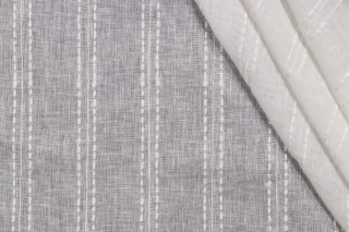 Lino Textiles Tiffany Sheer Embroidered Drapery Fabric in Ivory 