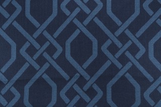 Thibaut Seagate W80018 Woven Solution Dyed Acrylic Outdoor Fabric in Navy