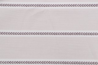 Thibaut Saybrook Stripe W80794 Woven Solution Dyed Acrylic Outdoor Fabric in Violet & Flax