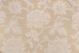 Thibaut Harmony W85386 Damask Upholstery Fabric in Beige