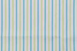 Thibaut Resort Ticking W716036 Woven Decorator Fabric in Turquoise & Green