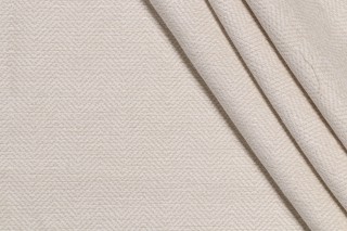 Thibaut Montebello W724128 Woven Chenille Upholstery Fabric in Whisper White