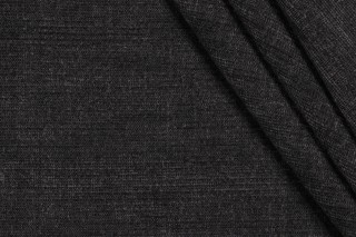 Thibaut Interlude W80066 Woven Solution Dyed Acrylic Chenille Outdoor Fabric in Charcoal