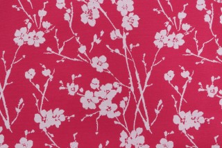 Hilary Farr Fiore Woven Upholstery Fabric in 722-Fuchsia for Covington
