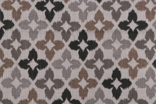 Thibaut Novia F964126 Printed Cotton Drapery Fabric in Grey 