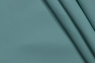 Sample of Thibaut Cabana Cloth W80036 Woven Solution Dyed Acrylic Outdoor Fabric in Aquamarine 