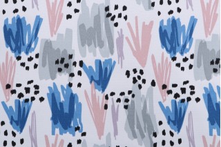 Richloom Flicker Printed Polyester Outdoor Fabric in Shadow