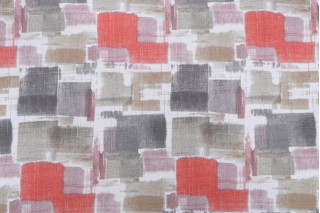 Mill Creek Sun Destin-Fresco Printed Polyester Outdoor Fabric in Rosedust