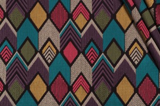 P Kaufmann Happy Vibes Embroidered Drapery Fabric in Ebony