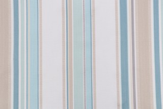 Thibaut Barnegat W80101 Woven Cotton Decorator Fabric in Linen on Aqua