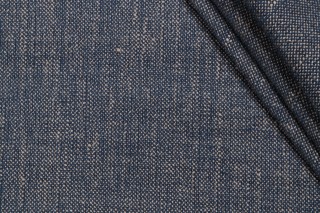 Thibaut Luxe Weave W724123 Woven Chenille Upholstery Fabric in Navy