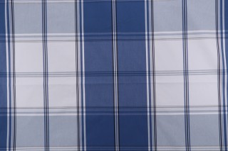 Thibaut New England Plaid W724308 Woven Decorator Fabric in Navy 