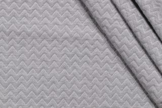 Thibaut Sashay W80366 Woven Solution Dyed Acrylic Matelasse Outdoor Fabric in Heather Grey 