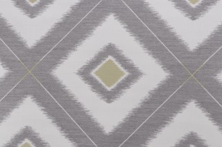 Thibaut Delray Diamond W80584 Woven Solution Dyed Acrylic Outdoor Fabric in Heather Grey