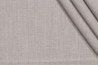 Covington Linden Linen Blend Drapery Fabric in Sterling