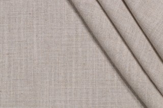 Covington Linden Linen Blend Drapery Fabric in Sterling