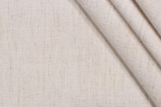Crypton Nomad High Performance Woven Chenille Upholstery Fabric in Snow